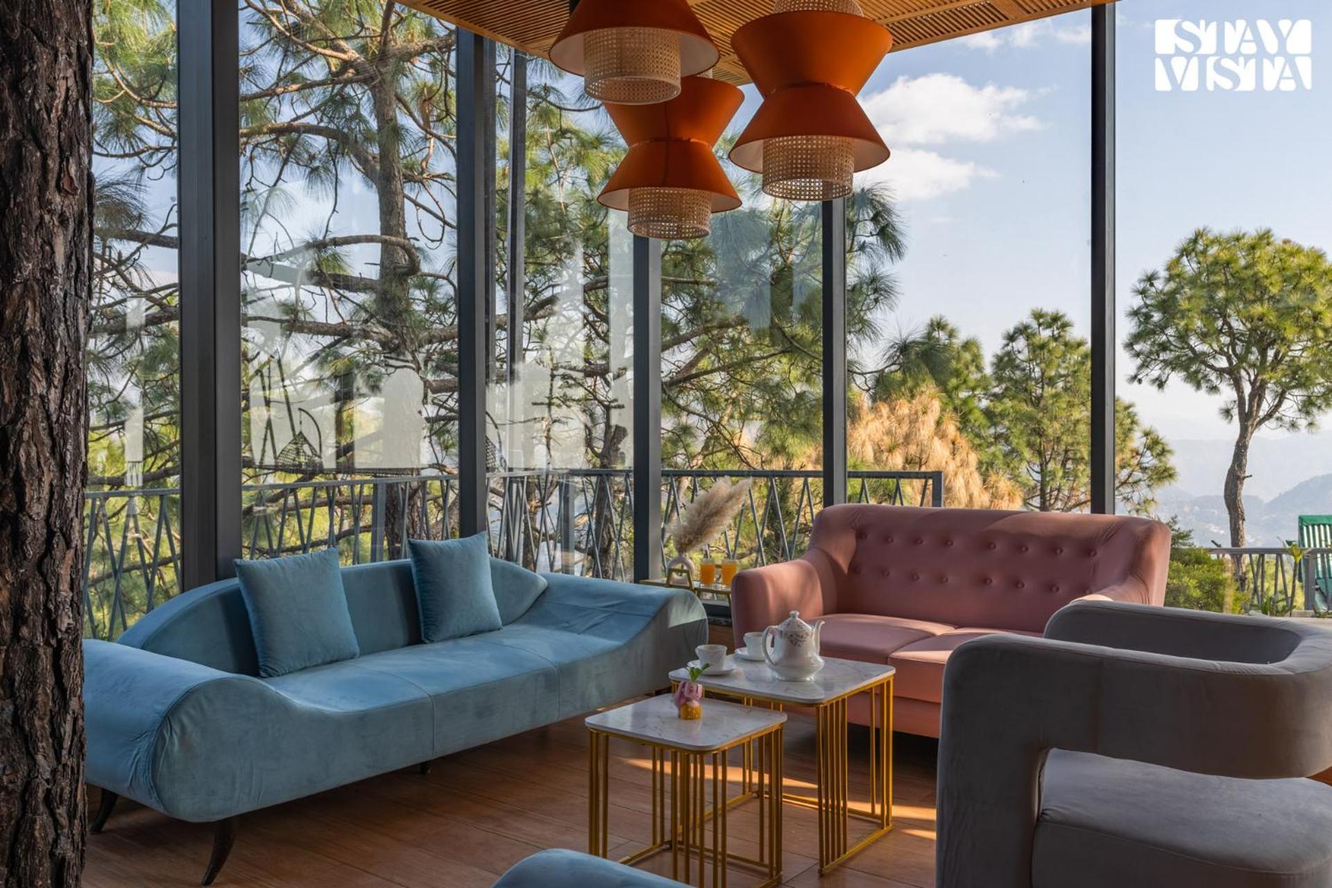 Stayvista At Serene With Outdoor Bonfire Barog Exterior photo